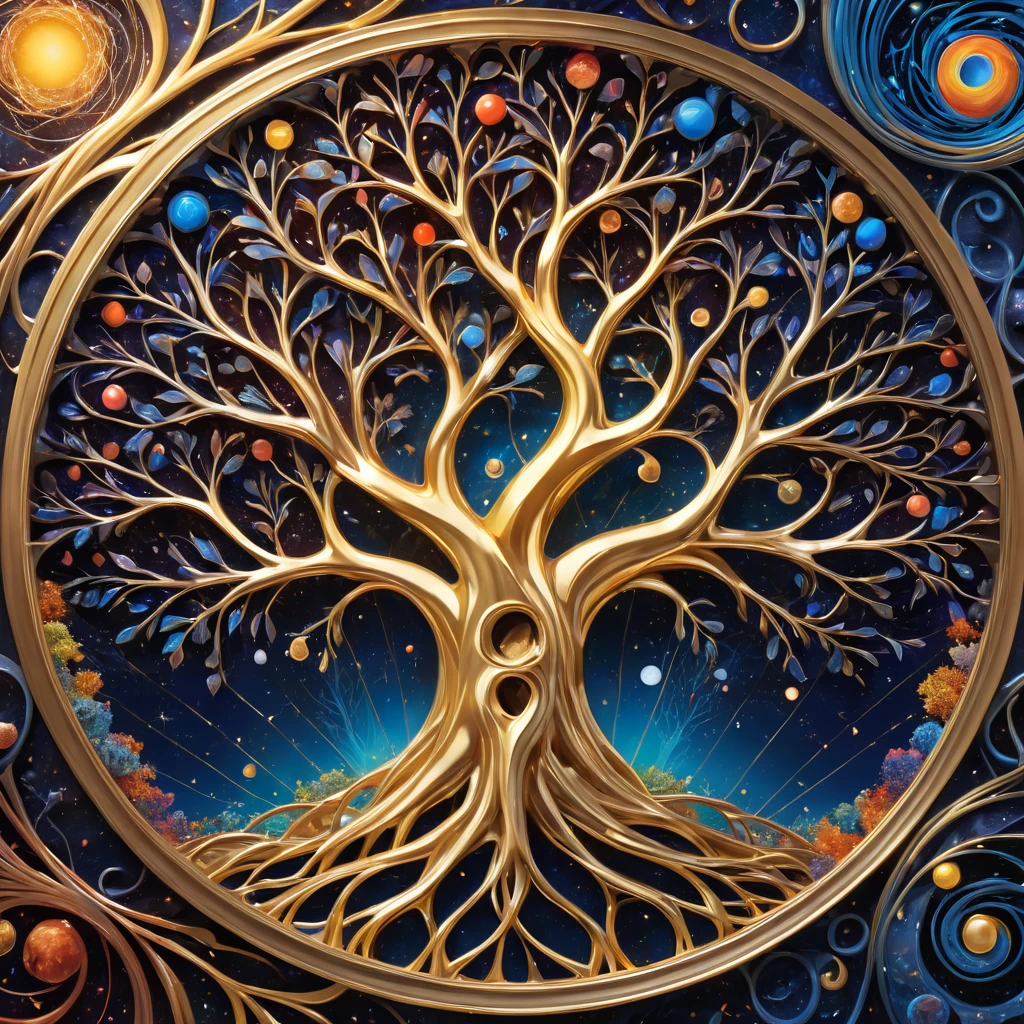 Logotipo do Fruto Celestial, representando espiritualidade e música